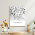 Montebello California City Map Poster - GroovyGrove