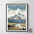 Wrangell–St. Elias National Park Vintage Poster - GroovyGrove