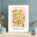 Kentucky Flower Market Poster - GroovyGrove