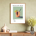 Moscow Mule Retro Cocktail Poster - GroovyGrove