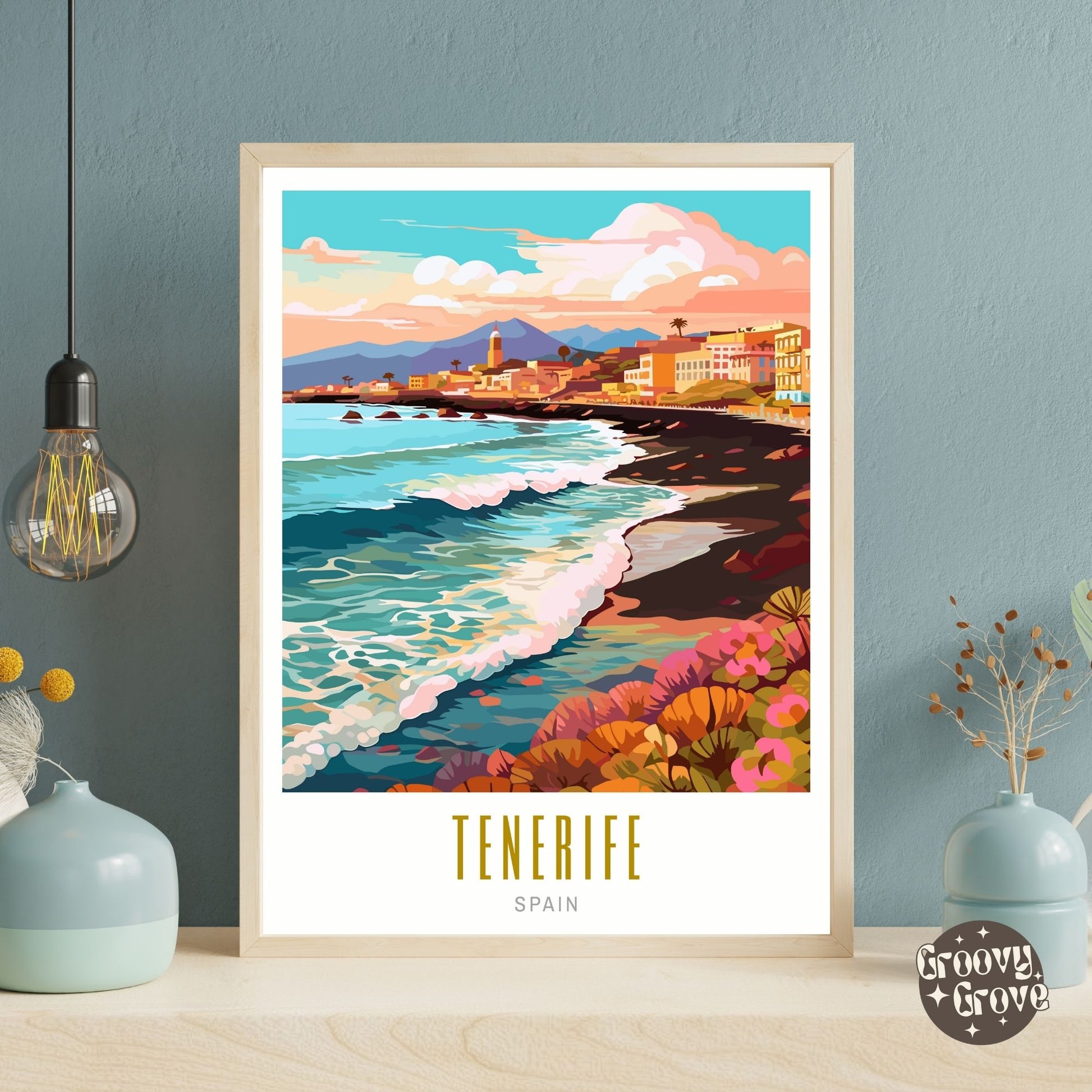 Tenerife Spain Poster - GroovyGrove