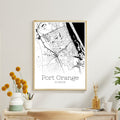 Port Orange Florida City Map Poster - GroovyGrove