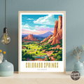 Colorado Springs Poster - GroovyGrove