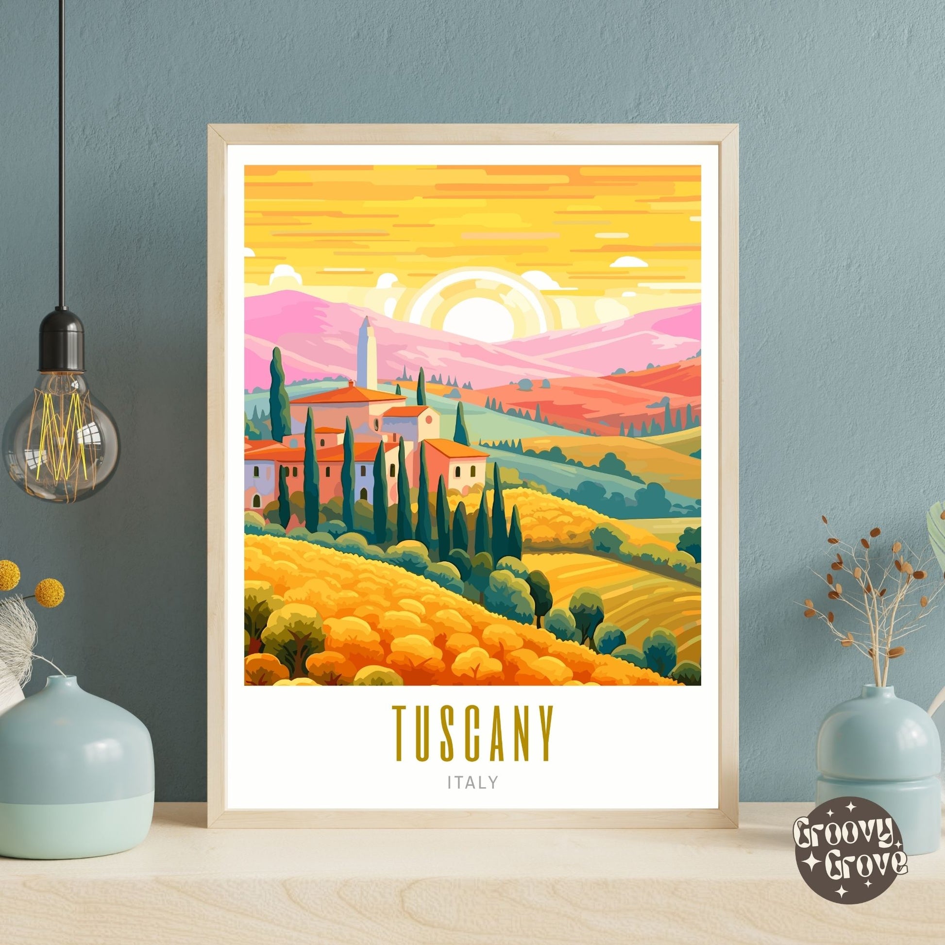 Tuscany Italy Poster - GroovyGrove