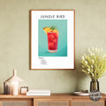 Jungle Bird Retro Cocktail Poster - GroovyGrove