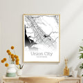 Union City California Map Poster - GroovyGrove