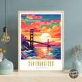 San Francisco California Poster - GroovyGrove