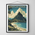 American Samoa National Park Vintage Poster - GroovyGrove