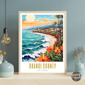 Orange Country California Poster - GroovyGrove