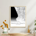 Redondo Beach California City Map Poster - GroovyGrove