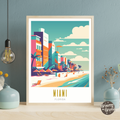 Miami Florida Poster - GroovyGrove