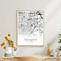 Margate Florida City Map Poster - GroovyGrove