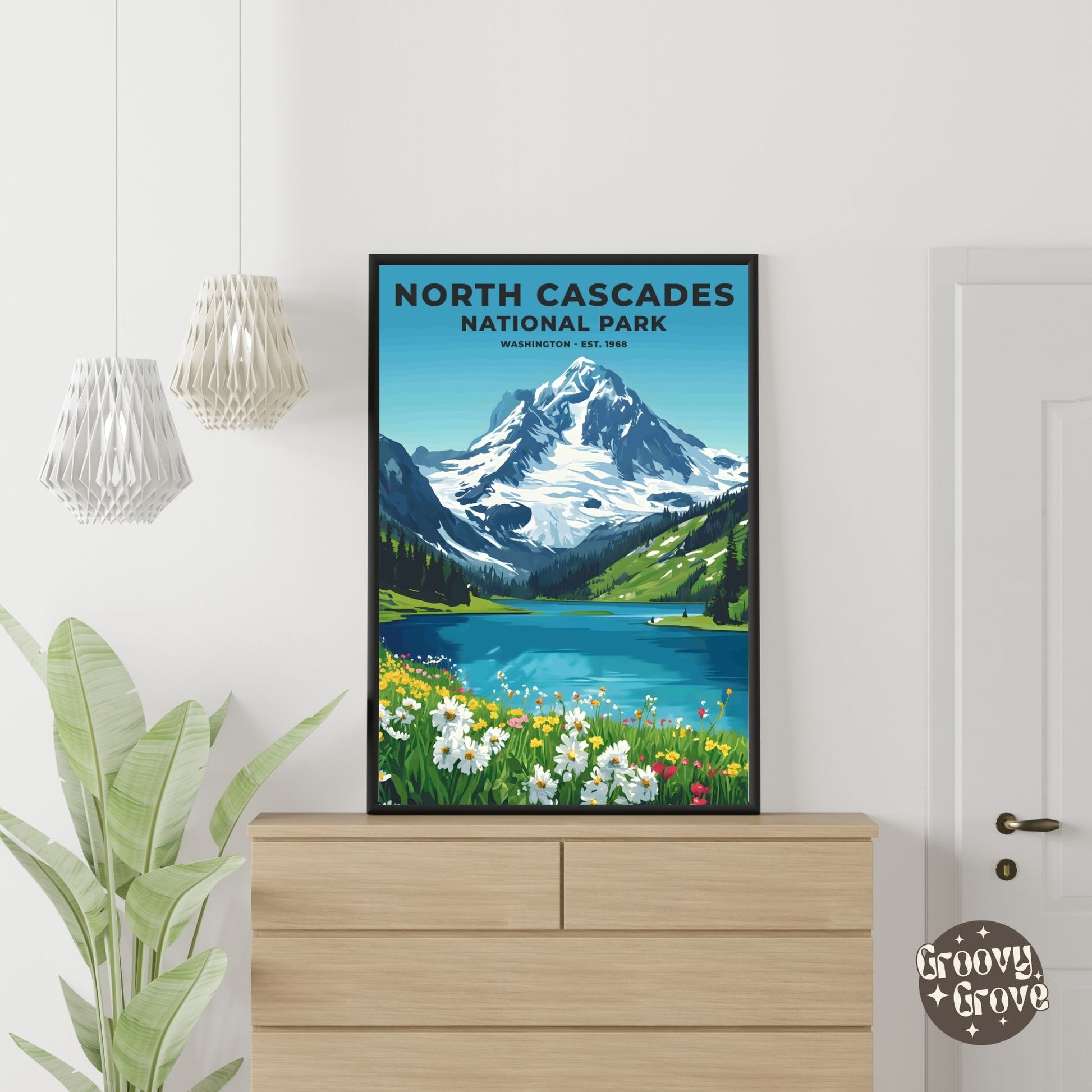 North Cascades National Park Poster - GroovyGrove