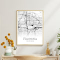 Placentia California City Map Poster - GroovyGrove