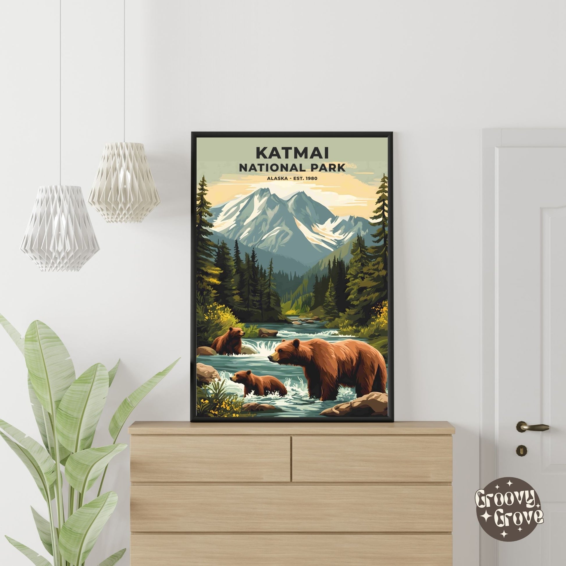 Katmai National Park Poster - GroovyGrove