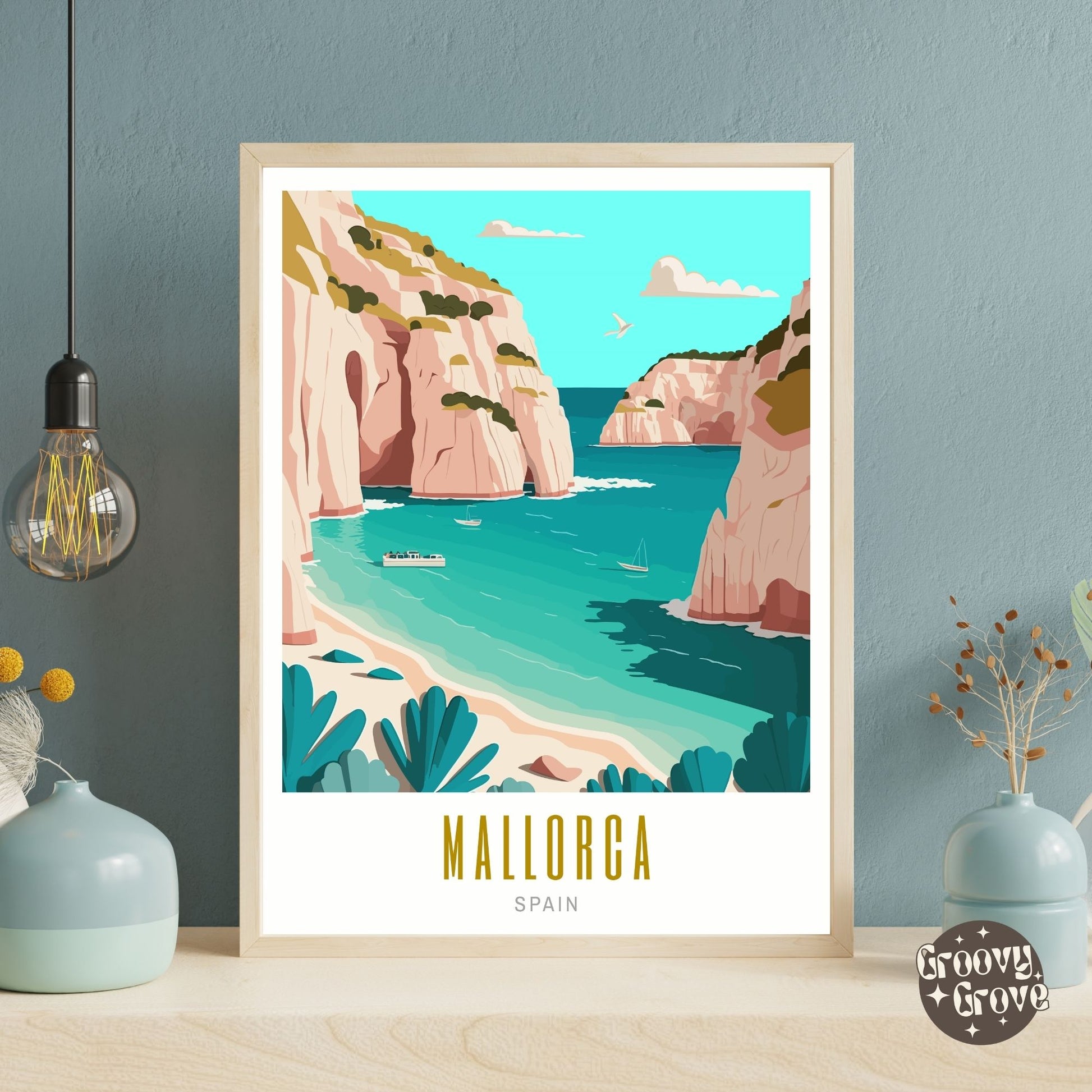 Mallorca Spain Poster - GroovyGrove