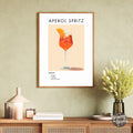 Aperol Spritz Retro Cocktail Poster - GroovyGrove