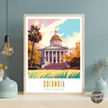 Columbia South Carolina Poster - GroovyGrove