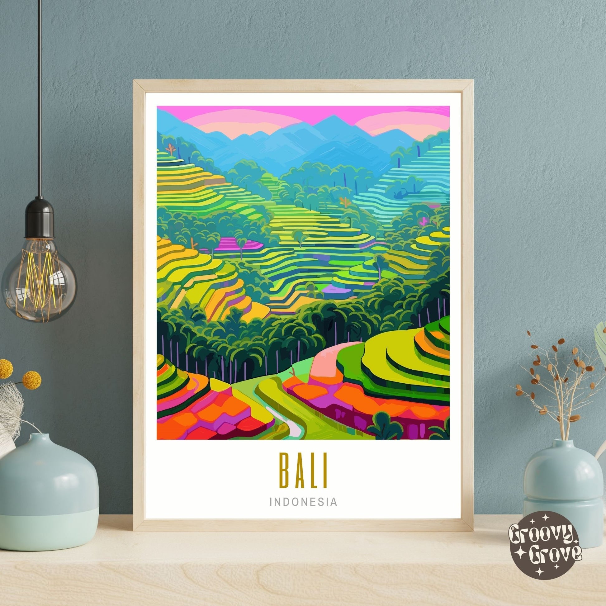 Bali Indonesia Poster - GroovyGrove