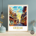 New Orleans Louisiana Poster - GroovyGrove