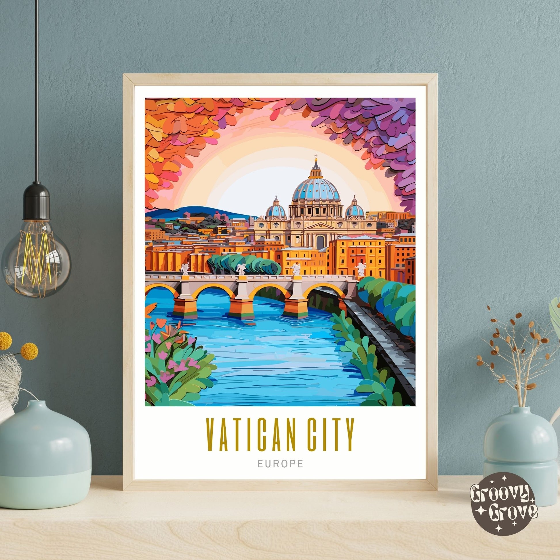 Vatican City Poster - GroovyGrove