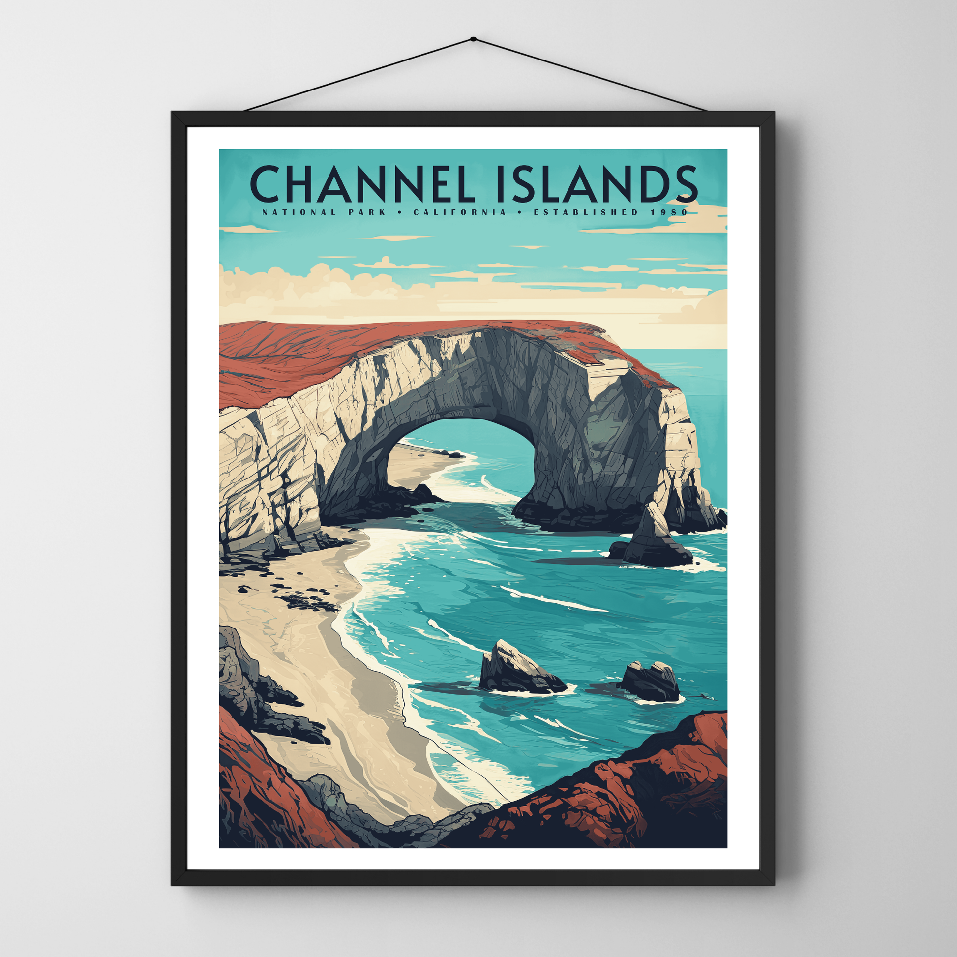 Channel Islands National Park Vintage Poster - GroovyGrove