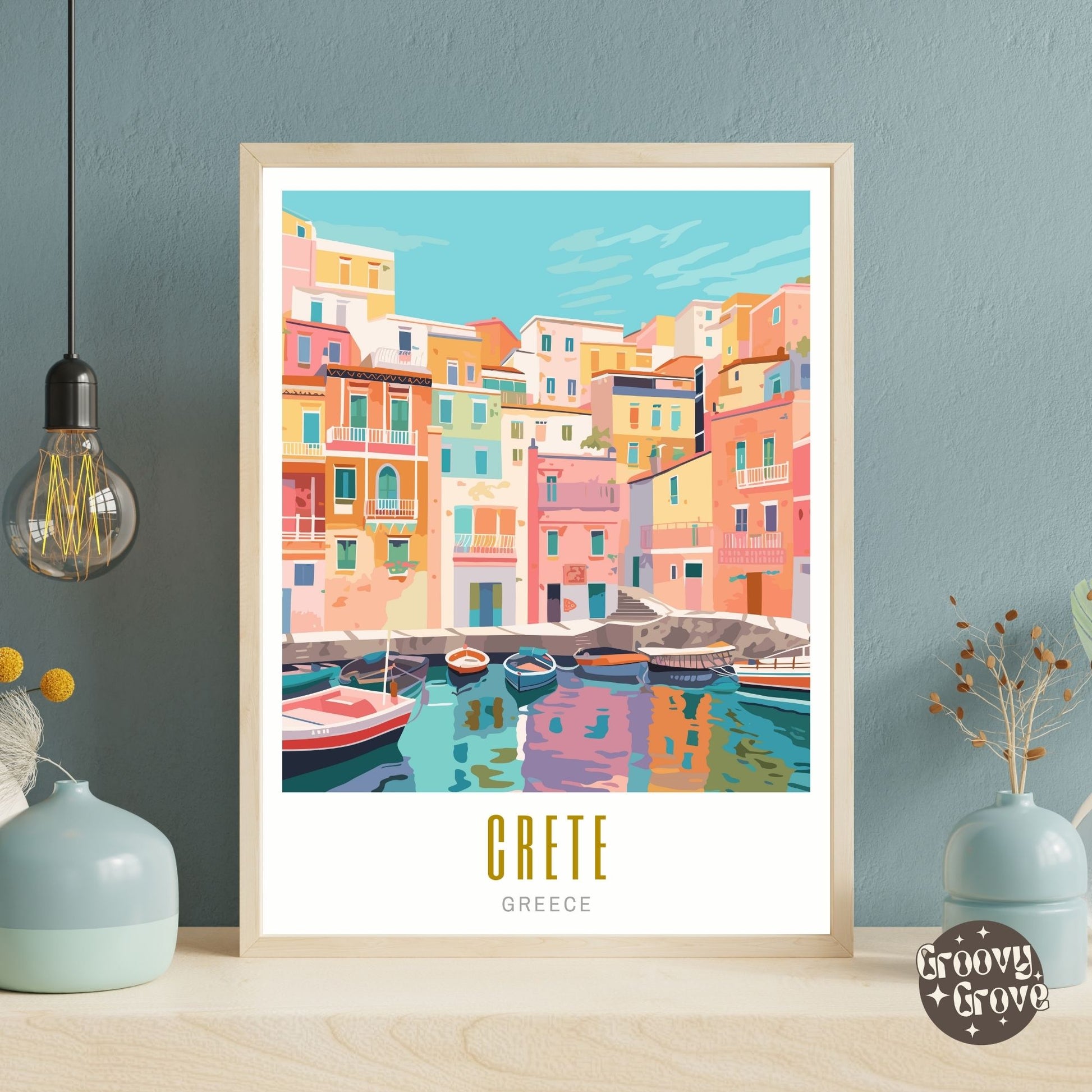 Crete Greece Poster - GroovyGrove