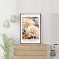 November Birthday Flower Market Poster - GroovyGrove