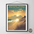 Indiana Dunes National Park Vintage Poster - GroovyGrove