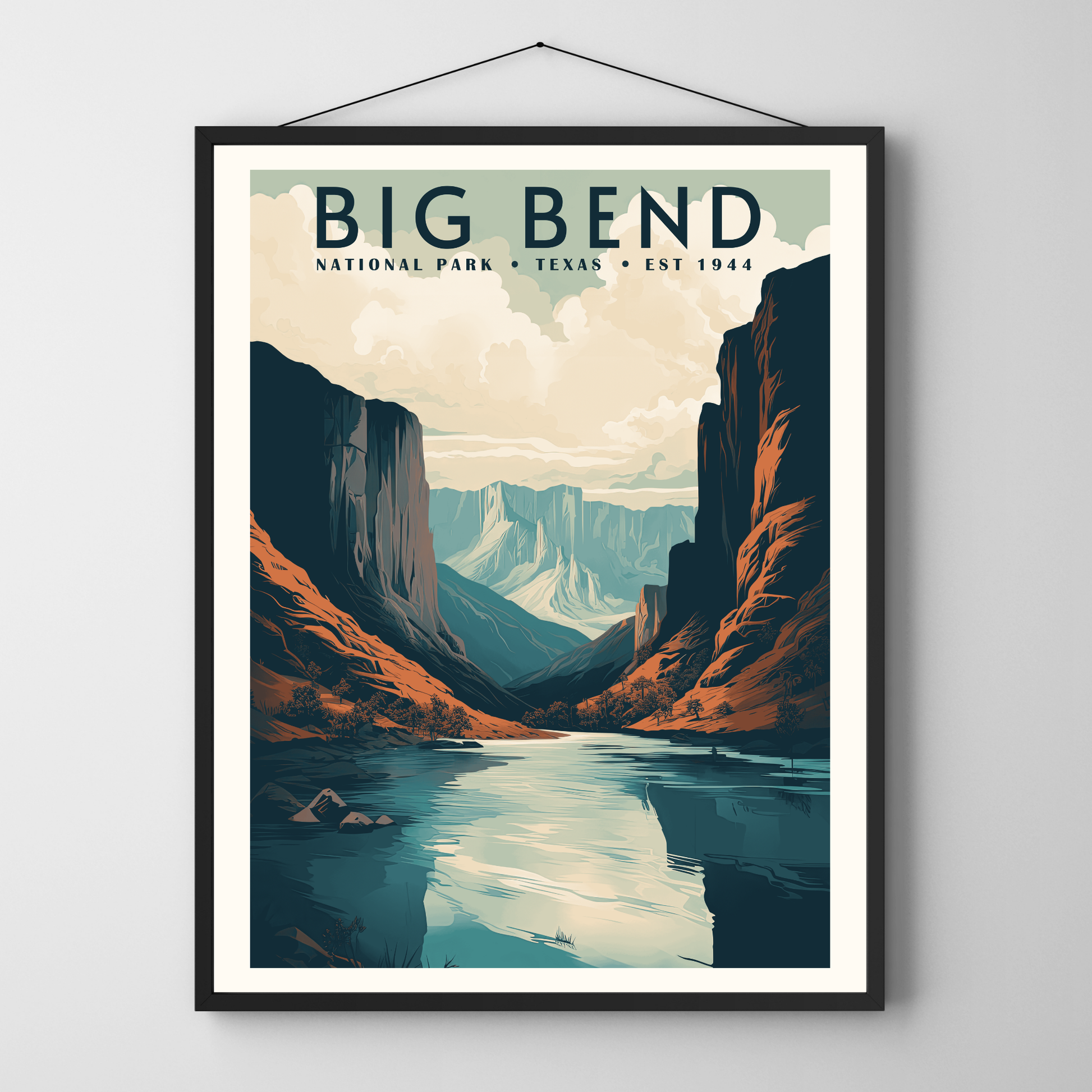 Big Bend National Park Vintage Poster - GroovyGrove