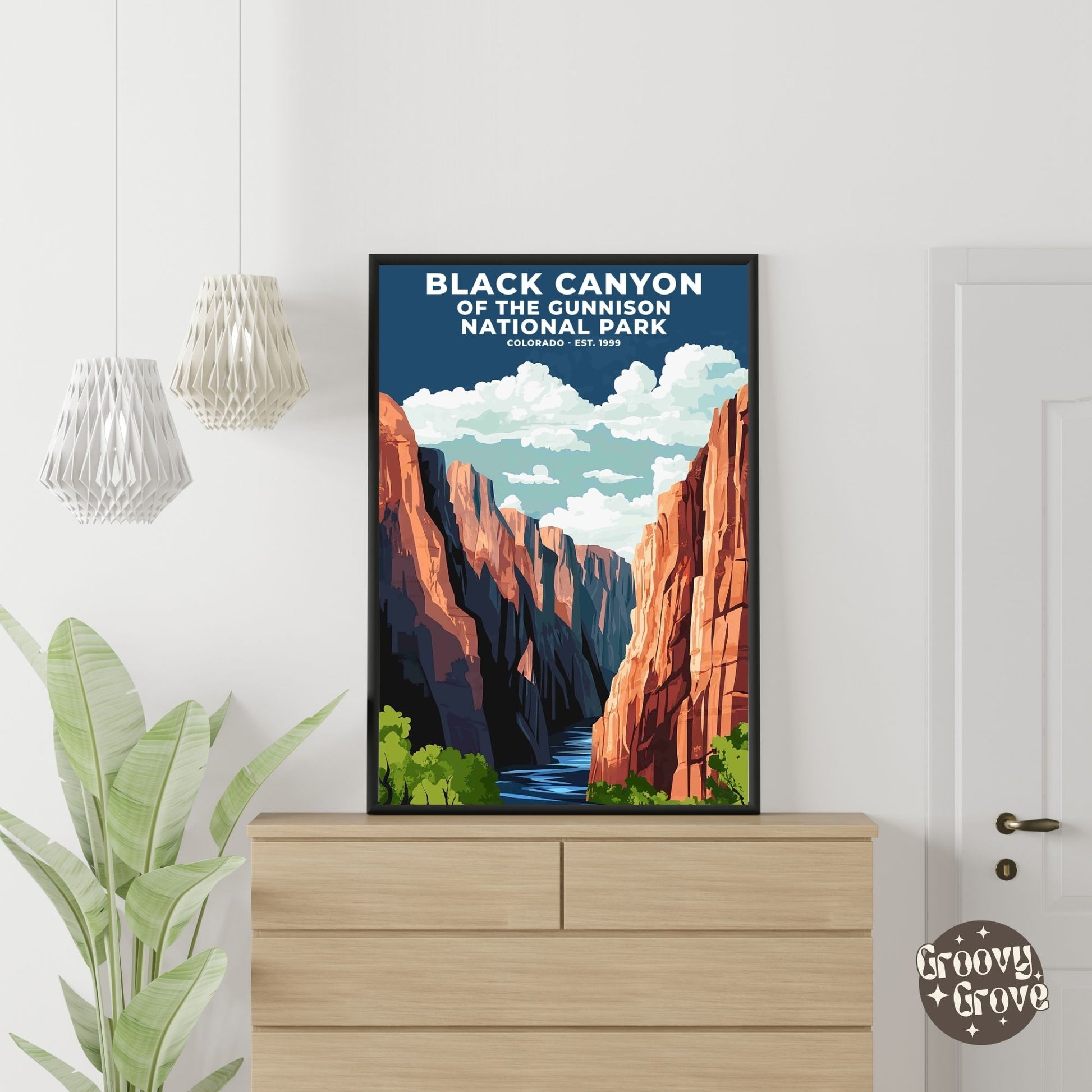 Black Canyon of the Gunnison National Park Poster - GroovyGrove