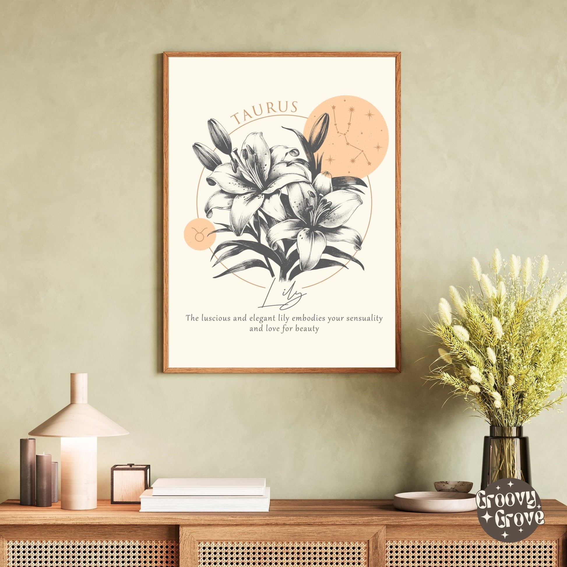 Taurus Zodiac Sign Poster - GroovyGrove