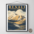 Denali National Park Vintage Poster - GroovyGrove