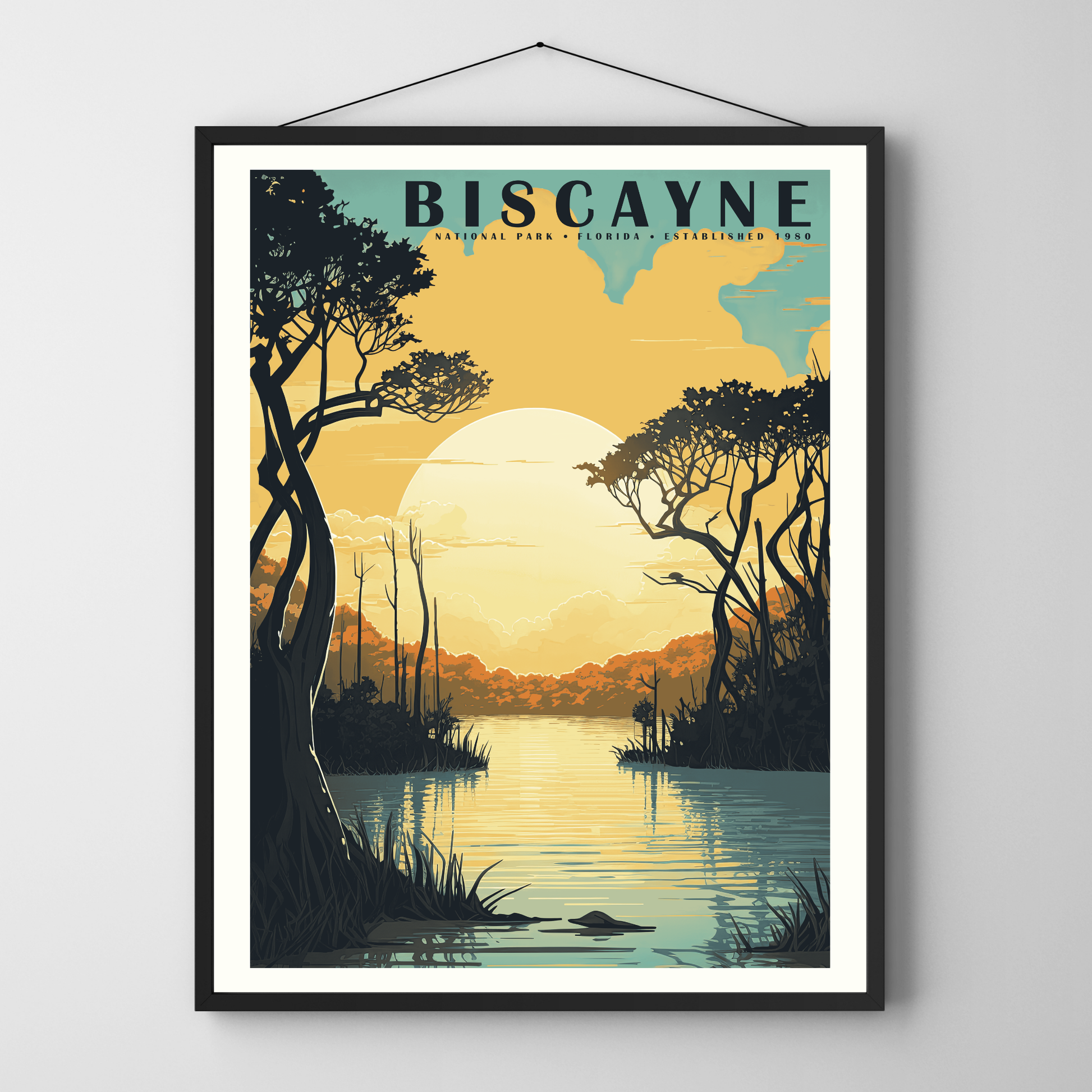 Biscayne National Park Vintage Poster - GroovyGrove