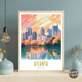 Atlanta Georgia Poster - GroovyGrove