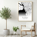 Buffalo New York City Map Poster - GroovyGrove