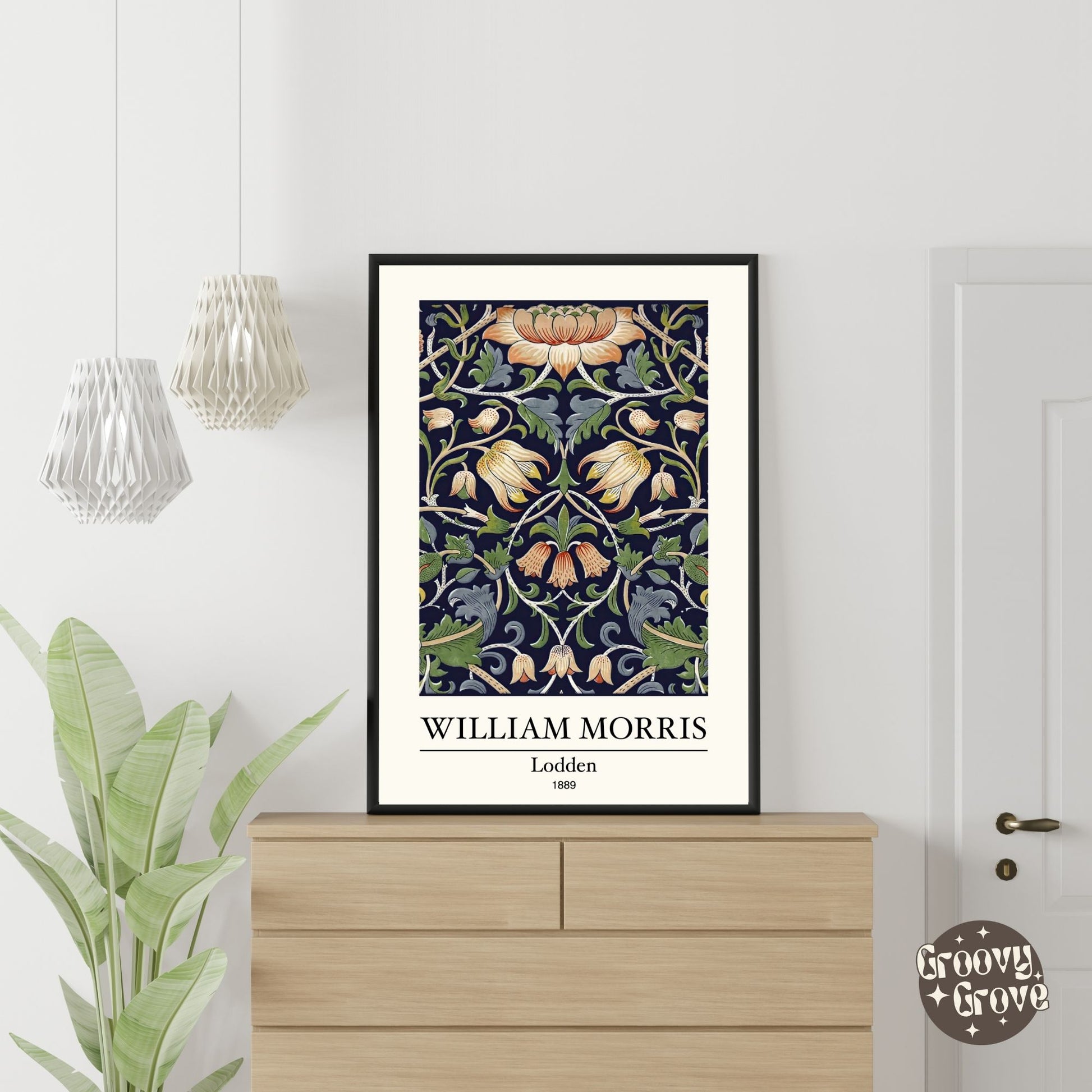 Lodden 1889 William Morris Poster - GroovyGrove