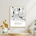 Medford Massachusetts City Map Poster - GroovyGrove