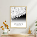 Stamford Connecticut City Map Poster - GroovyGrove