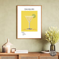 Daiquiri Retro Cocktail Poster - GroovyGrove