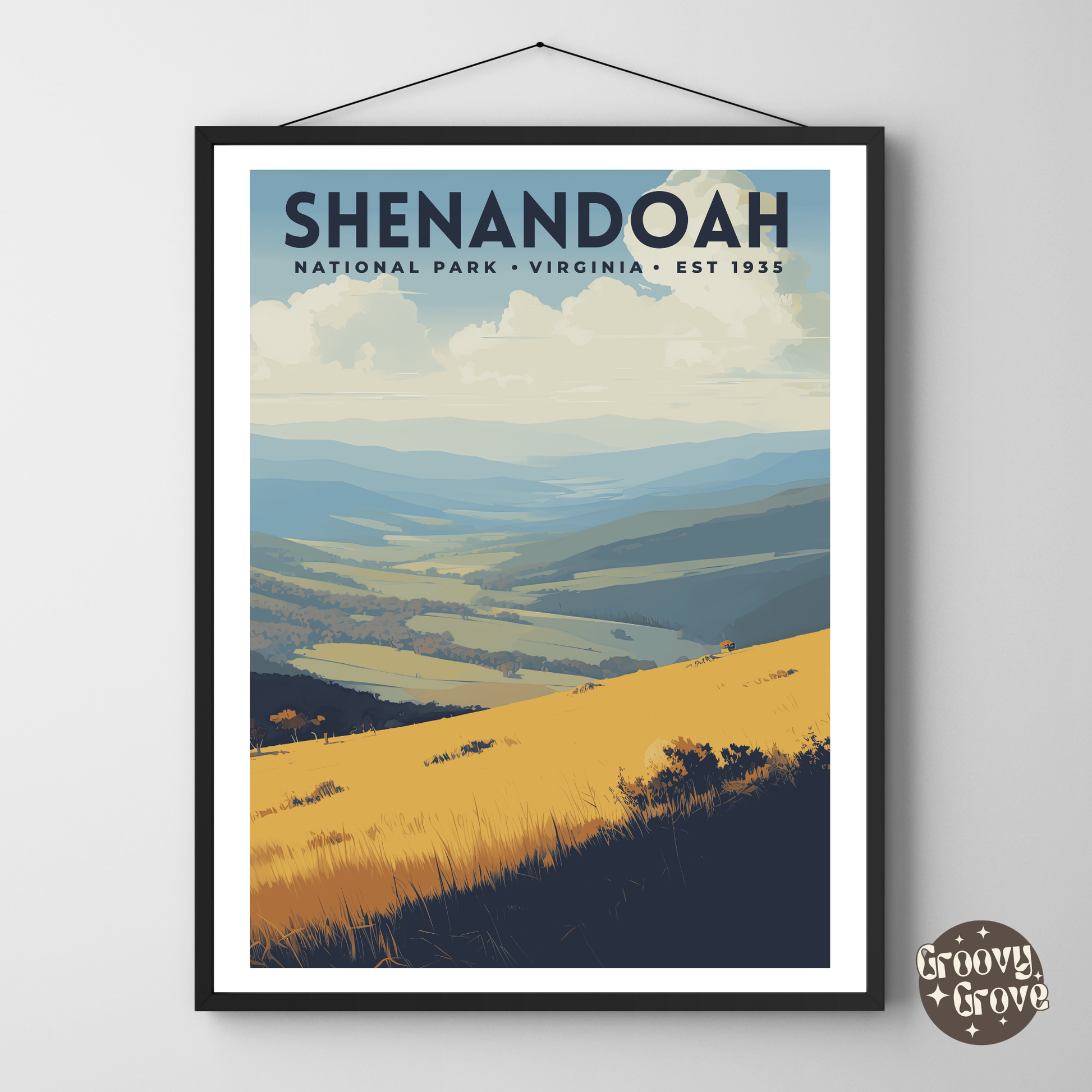 Shenandoah National Park Vintage Poster - GroovyGrove