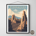 Pinnacles National Park Vintage Poster - GroovyGrove