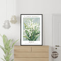 May Birthday Flower Market Poster - GroovyGrove