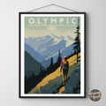 Olympic National Park Vintage Poster - GroovyGrove