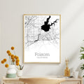 Folsom California City Map Poster - GroovyGrove