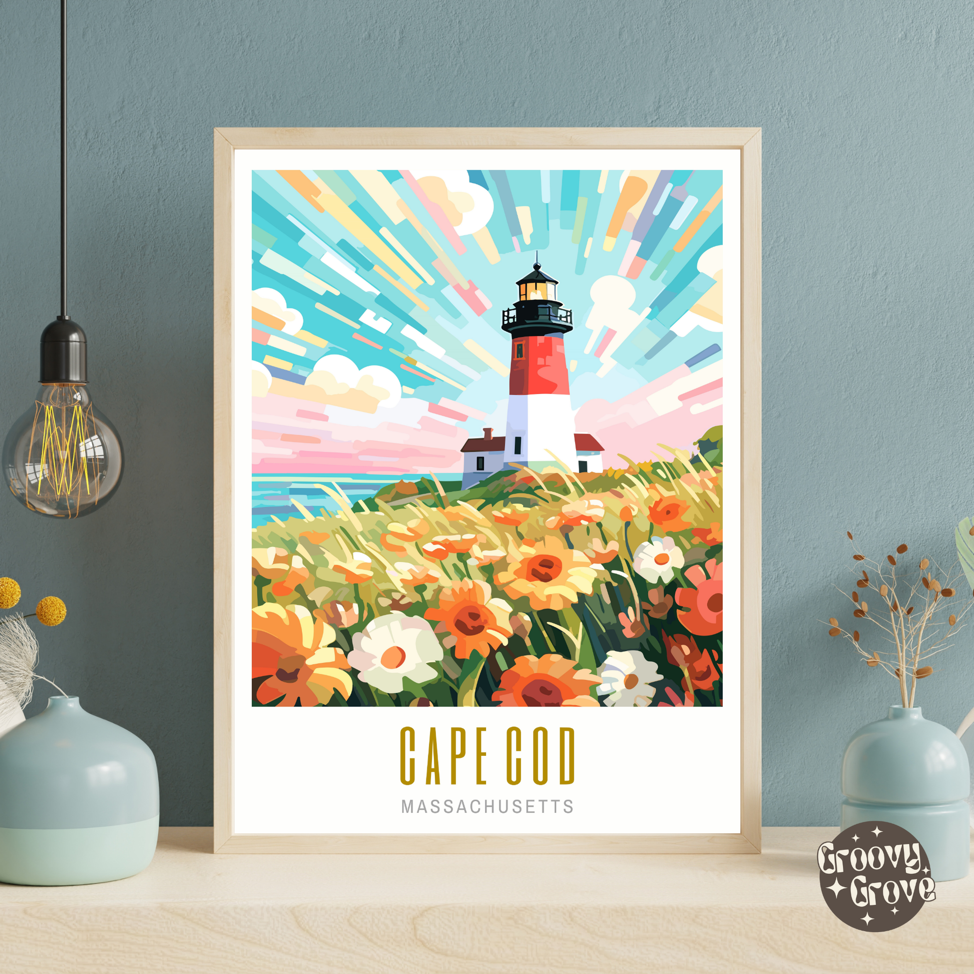 Cape Cod Massachusetts Poster - GroovyGrove