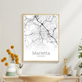 Marietta Georgia City Map Poster - GroovyGrove