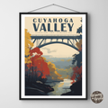 Cuyahoga Valley National Park Vintage Poster - GroovyGrove