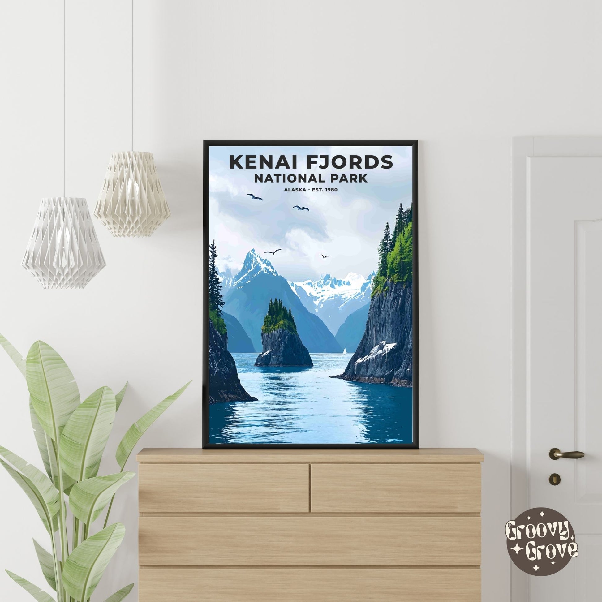 Kenai Fjords National Park Poster - GroovyGrove