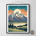 Grand Teton National Park Vintage Poster - GroovyGrove